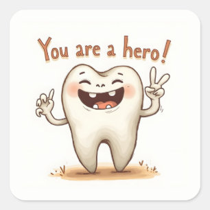 Pegatinas para pequeños pacientes dentistas