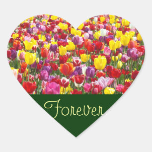 Pegatinas para siempre Primavera Amor Tulipán Flor