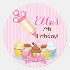 Pegatinas partidarios de la fiesta de cumpleaños p