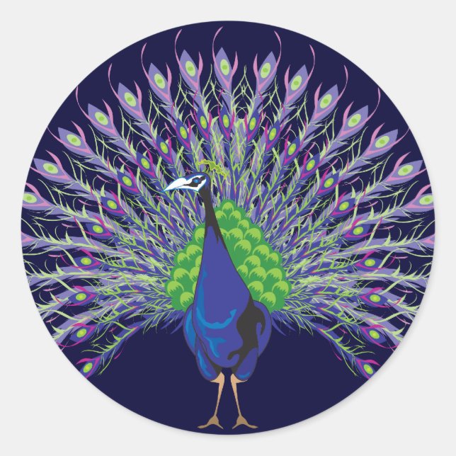 Pegatinas Peacock (Anverso)