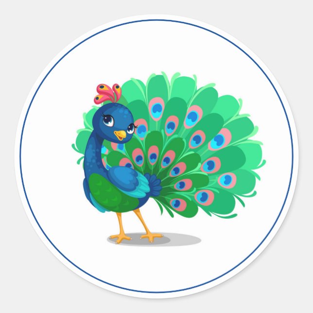 Pegatinas Peacock (Anverso)