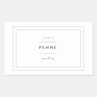 Pegatinas Penne Pasta Label