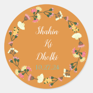 Pegatinas personalizables para dholki