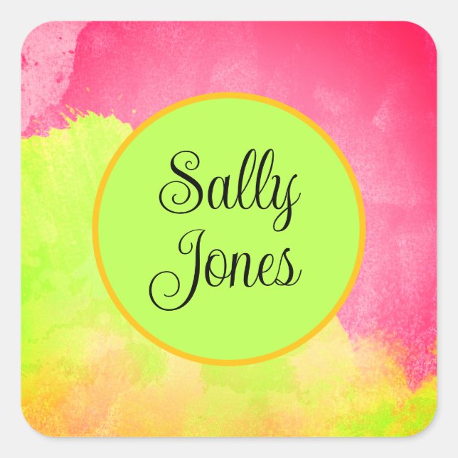 Pegatinas personalizadas (Anverso)