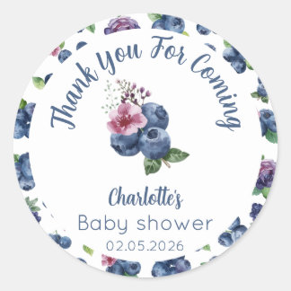 Pegatinas Personalizadas Berry Sweet para Baby Sho