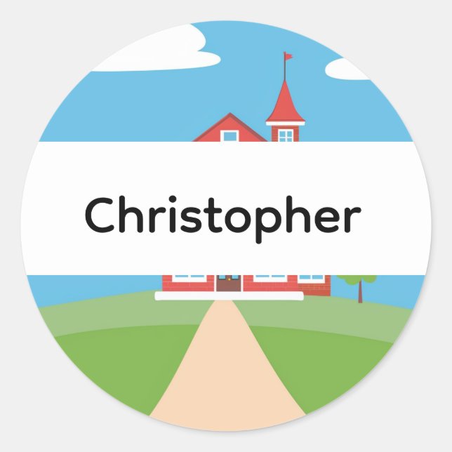 Pegatinas personalizadas con el nombre del edifici (Anverso)
