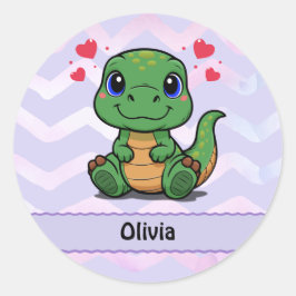 Pegatinas personalizadas de dinosaurio T-Rex