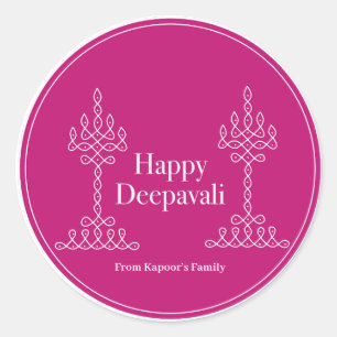 Pegatinas personalizadas de Diwali para regalos pa