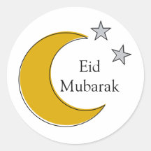 Pegatinas personalizadas de Eid Mubarak