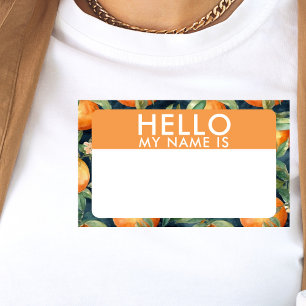 Pegatinas personalizadas de hola me llamo