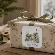 Pegatinas personalizadas de Navidad para regalos d