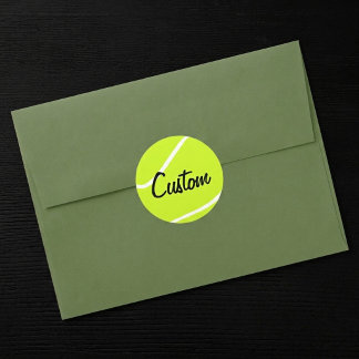 Pegatinas personalizadas de pelotas de tenis