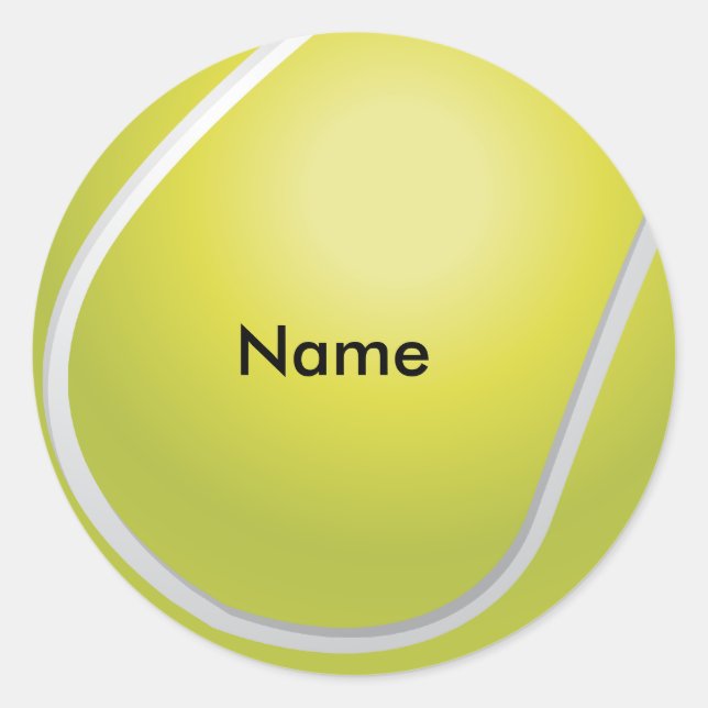 Pegatinas personalizadas de pelotas de tenis (Anverso)
