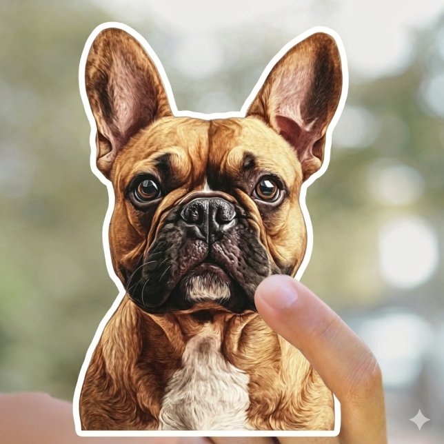 Pegatinas personalizadas de perros Sticker de cara (Subido por el creador)