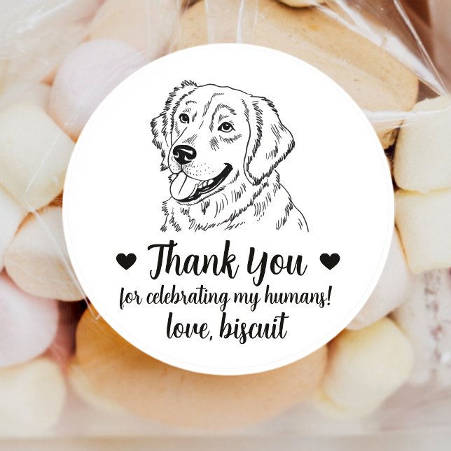 Pegatinas personalizadas de regalo de boda de perr (Subido por el creador)