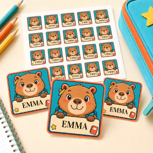 Pegatinas personalizadas del nombre de la escuela