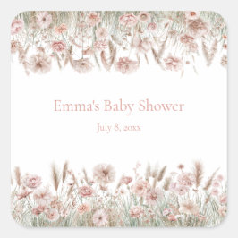 Pegatinas personalizadas para eventos de flores si