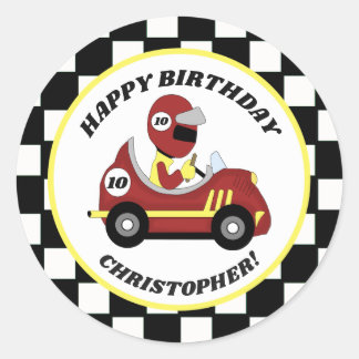 Pegatinas personalizadas para fiesta de cumpleaños