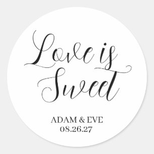 ✨ Pegatinas personalizadas para galletas de boda –