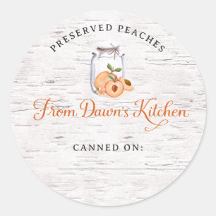 Pegatinas Personalizadas para Latas de Melocotones