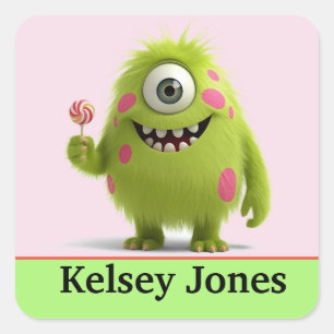 Pegatinas personalizadas para niños coloridas