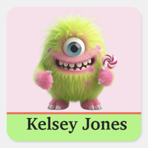 Pegatinas personalizadas para niños coloridas
