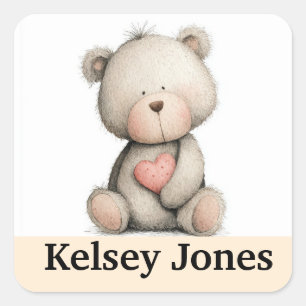 Pegatinas personalizadas para niños coloridas