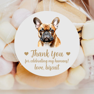 Pegatinas personalizadas para regalos de boda de B
