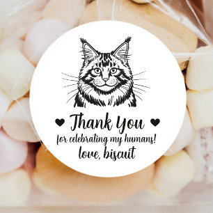 Pegatinas personalizadas para regalos de boda de g