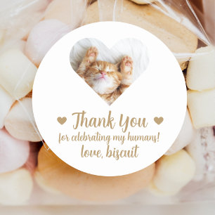 Pegatinas personalizadas para regalos de boda de g