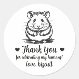 Pegatinas personalizadas para regalos de boda de h