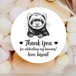 Pegatinas personalizadas para regalos de boda de h