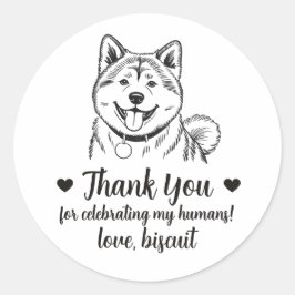 Pegatinas personalizadas para regalos de boda de p