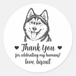 Pegatinas personalizadas para regalos de boda de p