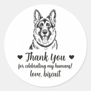 Pegatinas personalizadas para regalos de boda de p