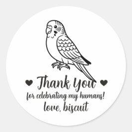 Pegatinas personalizadas para regalos de boda de p