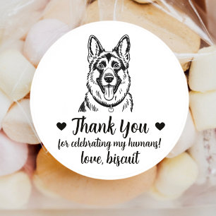 Pegatinas personalizadas para regalos de boda de p