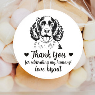 Pegatinas personalizadas para regalos de boda de p