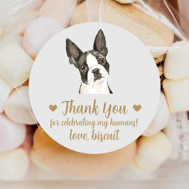 Pegatinas personalizadas para regalos de boda de p