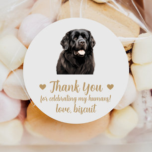 Pegatinas personalizadas para regalos de boda de p