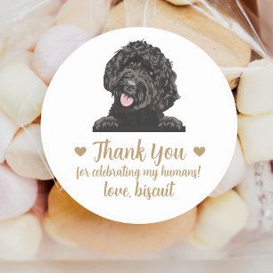 Pegatinas personalizadas para regalos de boda de p
