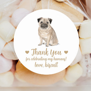Pegatinas personalizadas para regalos de boda de p