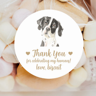 Pegatinas personalizadas para regalos de boda de p