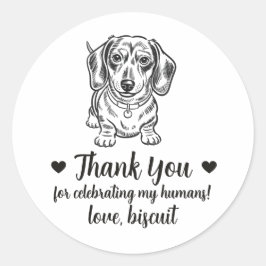 Pegatinas personalizadas para regalos de boda de p