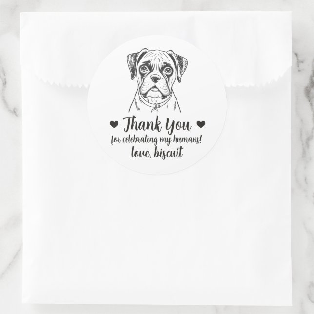 Pegatinas personalizadas para regalos de boda de p (Bolso)