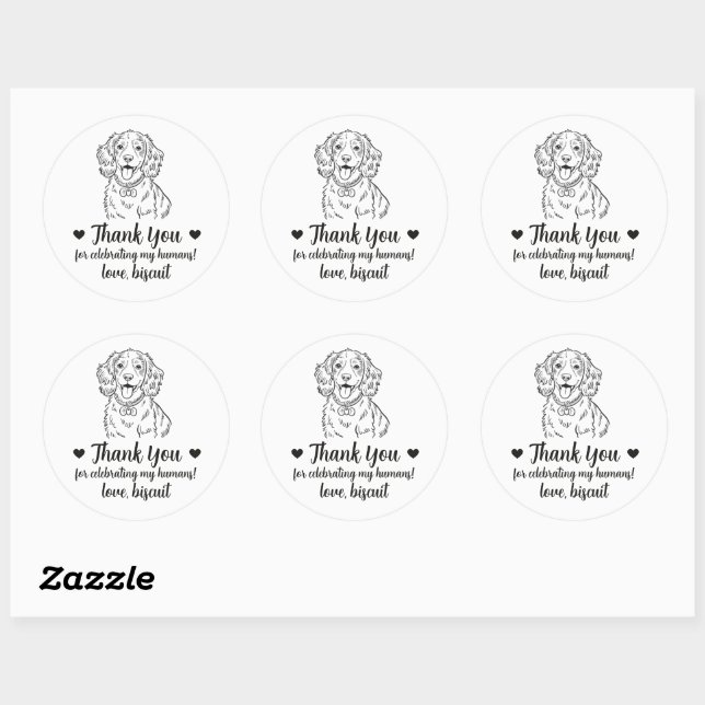 Pegatinas personalizadas para regalos de boda de p (Hoja)