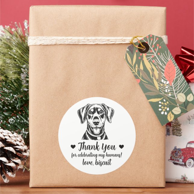 Pegatinas personalizadas para regalos de boda de p (Vacaciones)