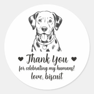 Pegatinas personalizadas para regalos de boda de p