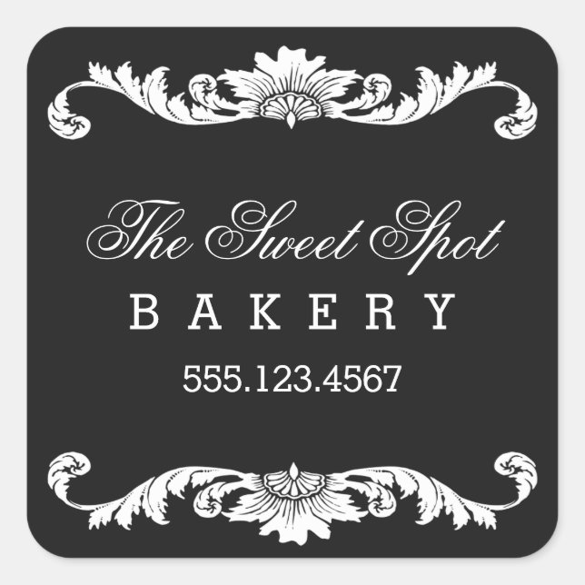 Pegatinas personalizado Color Filigree (Anverso)