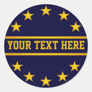 pegatinas personalizado GOLDEN STARS